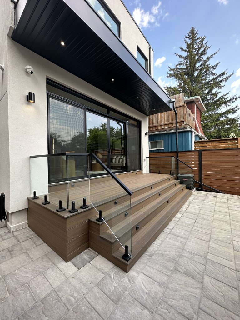 Glass Railing and front Glass Walls